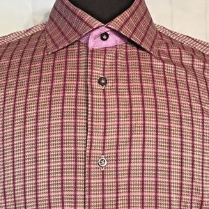 Robert Graham Mens Long Sleeve Button Up Shirt